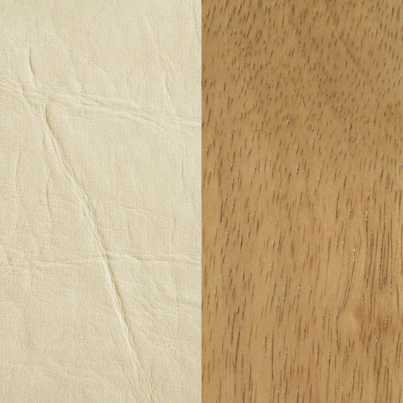 Meridian Asher Cream Vegan Leather Twin Bed (3 Boxes) IMAGE 6