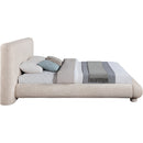  Meridian Blair Beige Fabric Upholstered Full Bed IMAGE 4