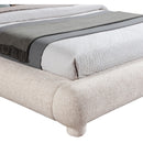  Meridian Blair Beige Fabric Upholstered Queen Bed IMAGE 6