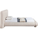  Meridian Blair Beige Fabric Upholstered Twin Bed IMAGE 4