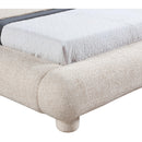  Meridian Blair Beige Fabric Upholstered Twin Bed IMAGE 6
