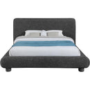  Meridian Blair Black Fabric Upholstered King Bed IMAGE 3