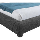  Meridian Blair Black Fabric Upholstered King Bed IMAGE 6