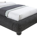  Meridian Blair Black Fabric Upholstered Twin Bed IMAGE 6