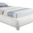  Meridian Blair Cream Fabric Upholstered Twin Bed IMAGE 6