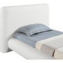  Meridian Blair Cream Fabric Upholstered Twin Bed IMAGE 7