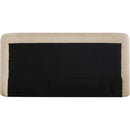  Meridian Blair Beige Chenille Fabric Upholstered King Bed IMAGE 5