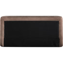  Meridian Blair Brown Chenille Fabric Upholstered King Bed IMAGE 5