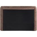  Meridian Blair Brown Chenille Fabric Upholstered Twin Bed IMAGE 5