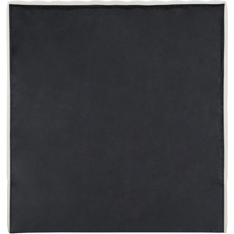 Meridian Emmet Cream Chenille Fabric Twin Bed (3 Boxes) IMAGE 5