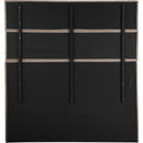 Meridian Adam Beige Linen Textured Fabric King Bed IMAGE 5