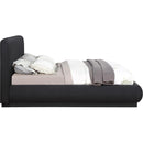 Meridian Rigby Black Boucle Fabric King Bed IMAGE 4