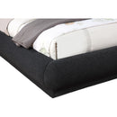 Meridian Rigby Black Boucle Fabric King Bed IMAGE 6