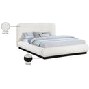 Meridian Rigby Cream Boucle Fabric King Bed IMAGE 10