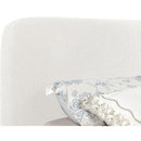 Meridian Rigby Cream Boucle Fabric King Bed IMAGE 7