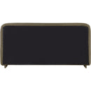 Meridian Rigby Olive Boucle Fabric King Bed IMAGE 5