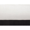 Meridian Rigby Cream Linen Textured Fabric Queen Bed IMAGE 6