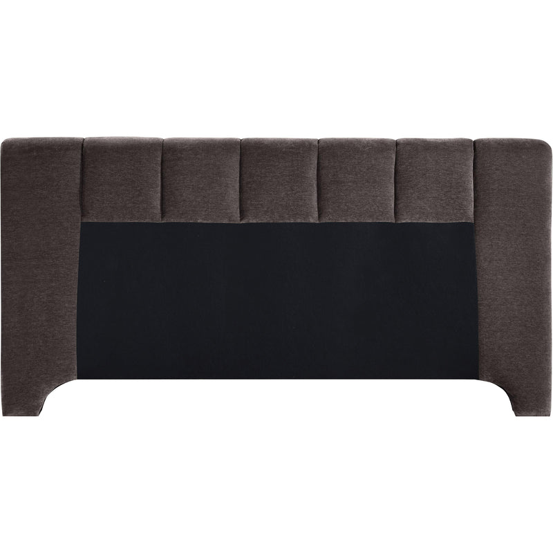 Meridian Camila Brown Chenille Fabric Full Bed (3 Boxes) IMAGE 5