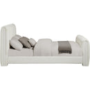 Meridian Camila Cream Chenille Fabric Full Bed (3 Boxes) IMAGE 4