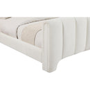 Meridian Camila Cream Chenille Fabric Twin Bed (3 Boxes) IMAGE 6