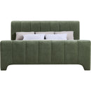 Meridian Camila Green Chenille Fabric Full Bed (3 Boxes) IMAGE 3