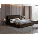 Meridian Dexter Brown Corduroy Fabric King Bed IMAGE 2