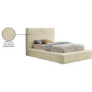 Meridian Dexter Cream Corduroy Fabric Twin Bed IMAGE 8