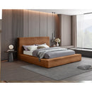 Meridian Dexter Saddle Corduroy Fabric Queen Bed IMAGE 2