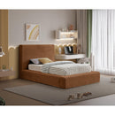 Meridian Dexter Saddle Corduroy Fabric Twin Bed IMAGE 2