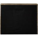 Meridian Dexter Taupe Corduroy Fabric Twin Bed IMAGE 5