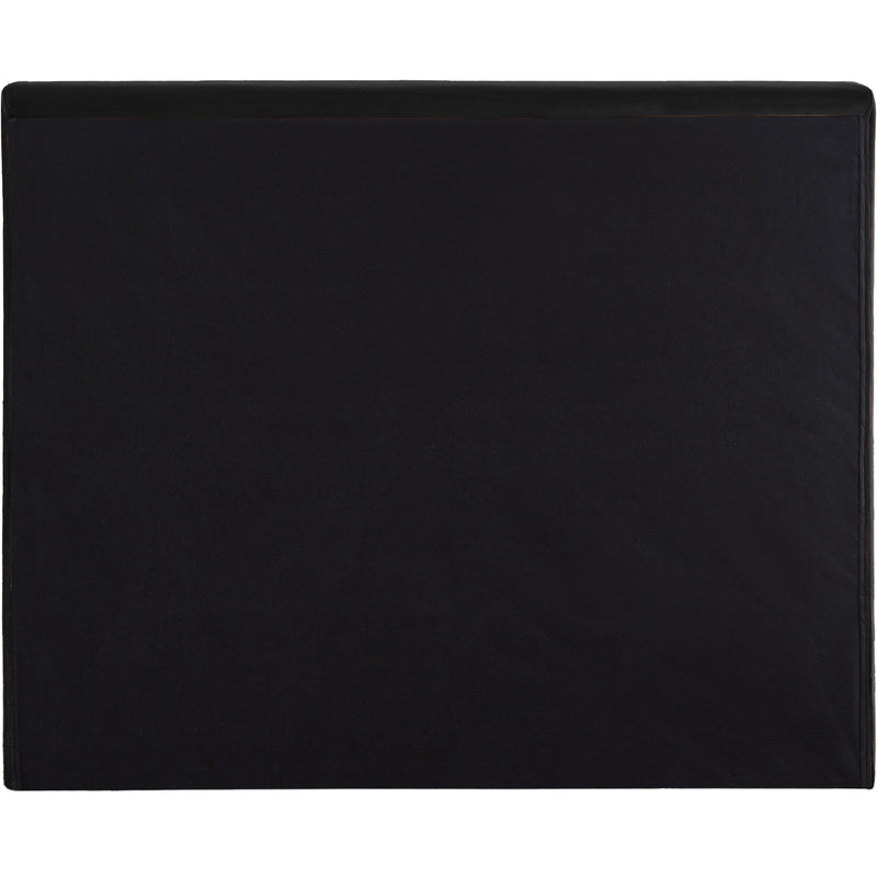 Meridian Dorian Black Velvet Twin Bed IMAGE 5