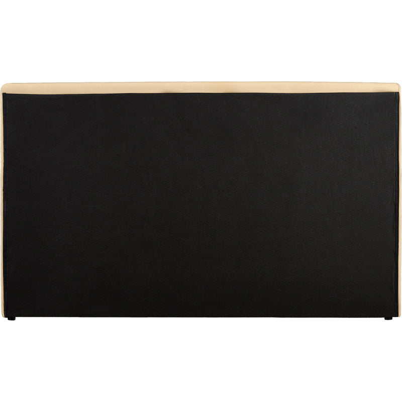 Meridian Dorian Camel Velvet King Bed IMAGE 5