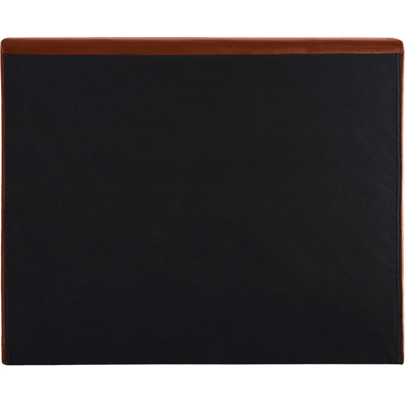 Meridian Dorian Cognac Velvet Twin Bed IMAGE 5