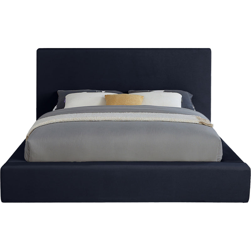 Meridian Dorian Navy Velvet Full Bed IMAGE 3