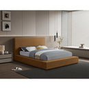 Meridian Dorian Saddle Velvet Queen Bed IMAGE 2