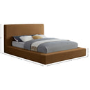 Meridian Dorian Saddle Velvet Queen Bed IMAGE 7