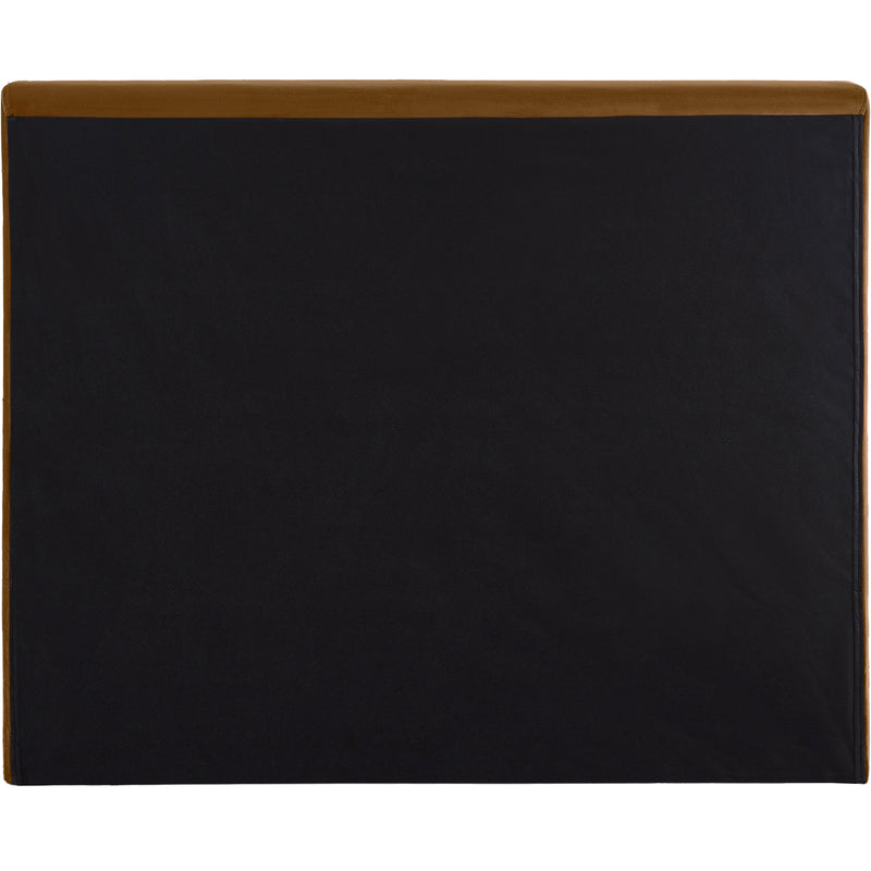 Meridian Dorian Saddle Velvet Twin Bed IMAGE 5