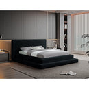 Meridian Drew Black Corduroy Fabric King Bed (3 Boxes) IMAGE 2