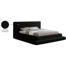 Meridian Drew Black Corduroy Fabric Queen Bed (3 Boxes) IMAGE 8