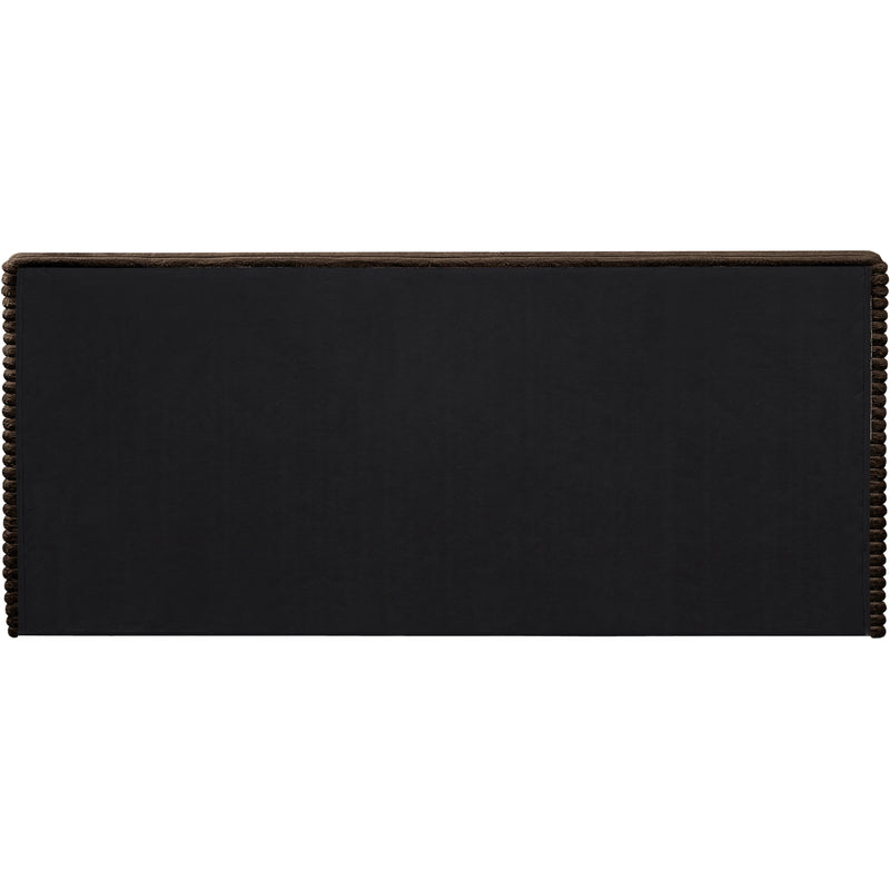 Meridian Drew Brown Corduroy Fabric King Bed (3 Boxes) IMAGE 5