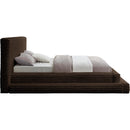 Meridian Drew Brown Corduroy Fabric Queen Bed (3 Boxes) IMAGE 4