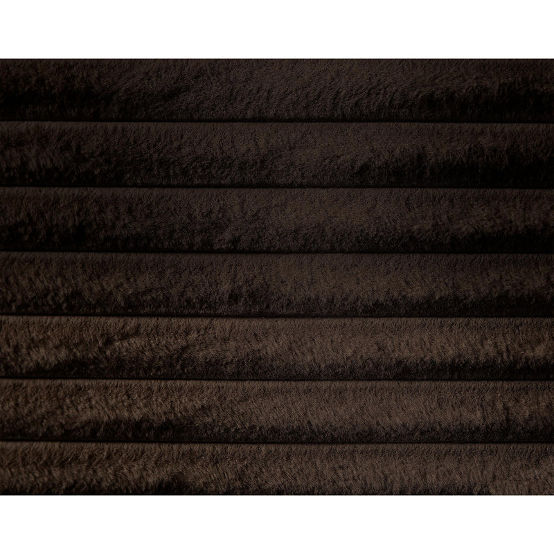 Meridian Drew Brown Corduroy Fabric Queen Bed (3 Boxes) IMAGE 6