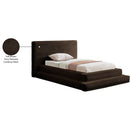 Meridian Drew Brown Corduroy Fabric Twin Bed (3 Boxes) IMAGE 8