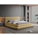 Meridian Drew Camel Corduroy Fabric Full Bed (3 Boxes) IMAGE 2