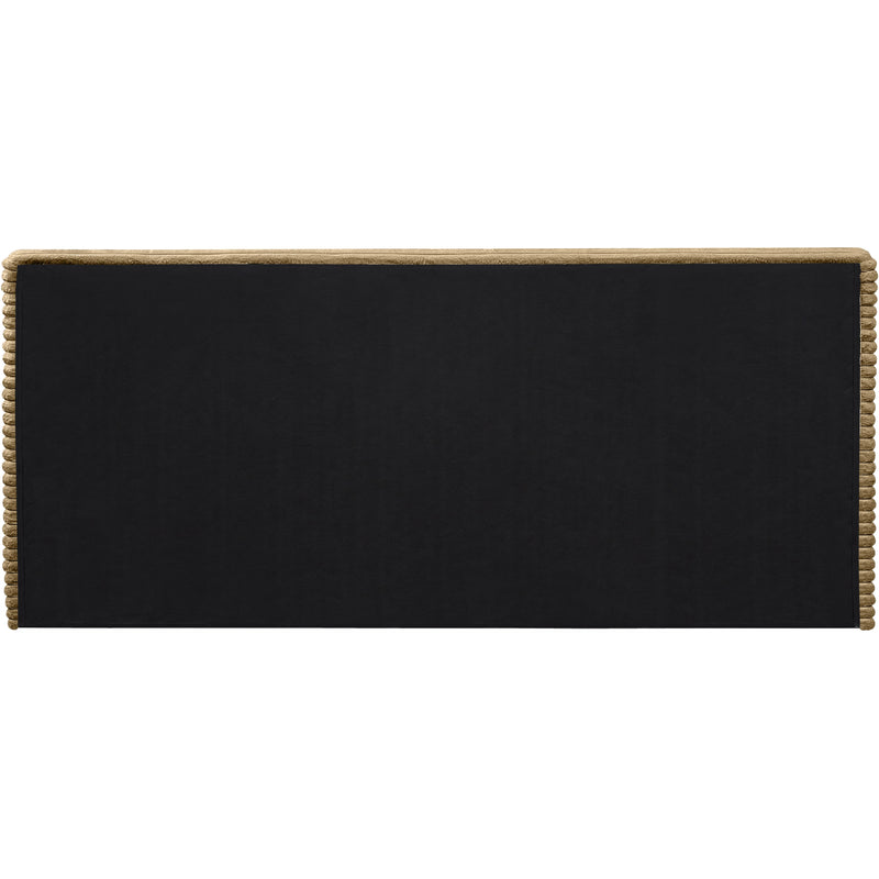 Meridian Drew Camel Corduroy Fabric King Bed (3 Boxes) IMAGE 5