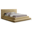 Meridian Drew Camel Corduroy Fabric Queen Bed (3 Boxes) IMAGE 7