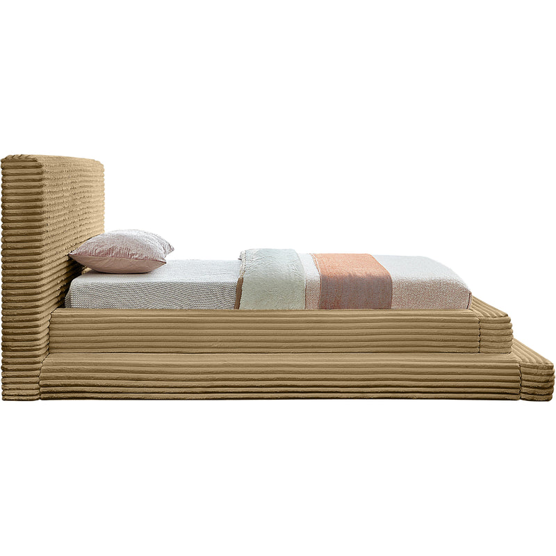 Meridian Drew Camel Corduroy Fabric Twin Bed (3 Boxes) IMAGE 4