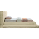 Meridian Drew Cream Corduroy Fabric Twin Bed (3 Boxes) IMAGE 4