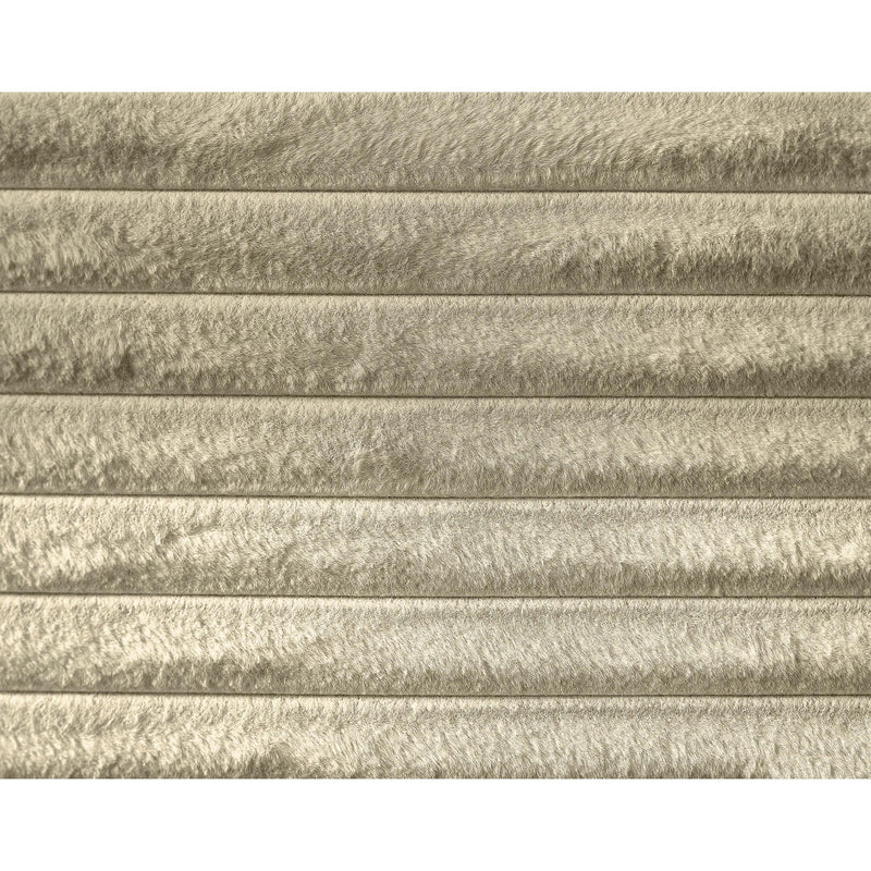 Meridian Drew Cream Corduroy Fabric Twin Bed (3 Boxes) IMAGE 6