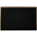 Meridian Drew Taupe Corduroy Fabric Twin Bed (3 Boxes) IMAGE 5